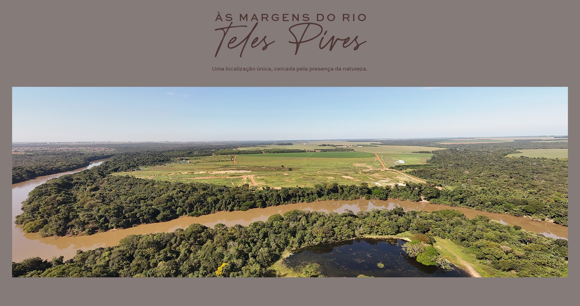 Às margens do Rio Teles Pires